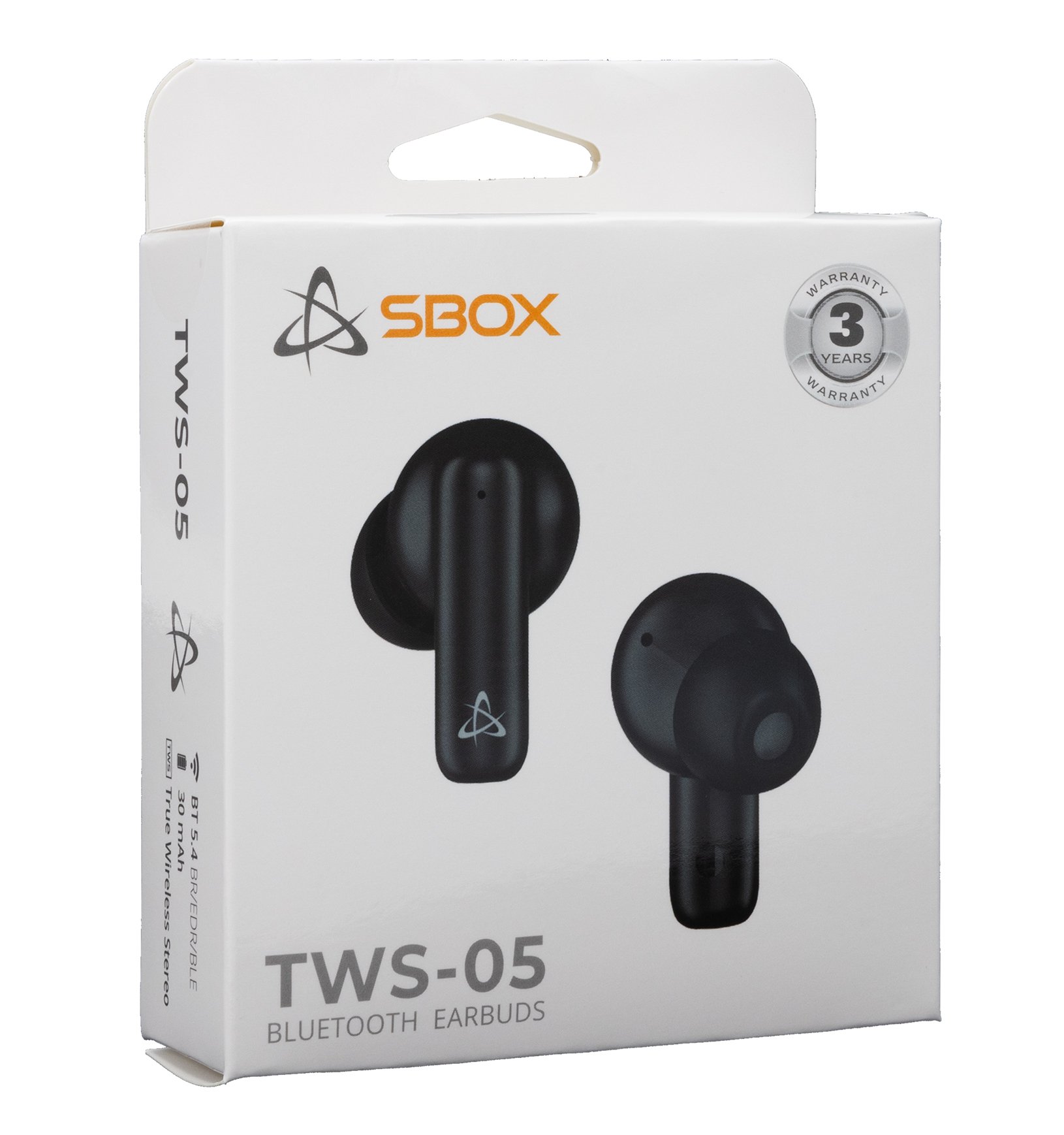 Auricolari Bluetooth v5.4 con Custodia di Ricarica EB-TWS05 Nero SBOX - immagine 2