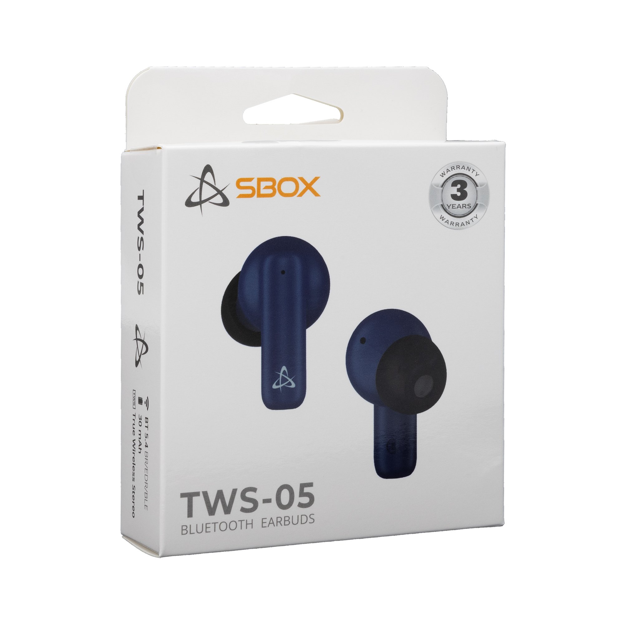 Auricolari Bluetooth v5.4 con Custodia di Ricarica EB-TWS05 Blu SBOX - immagine 2