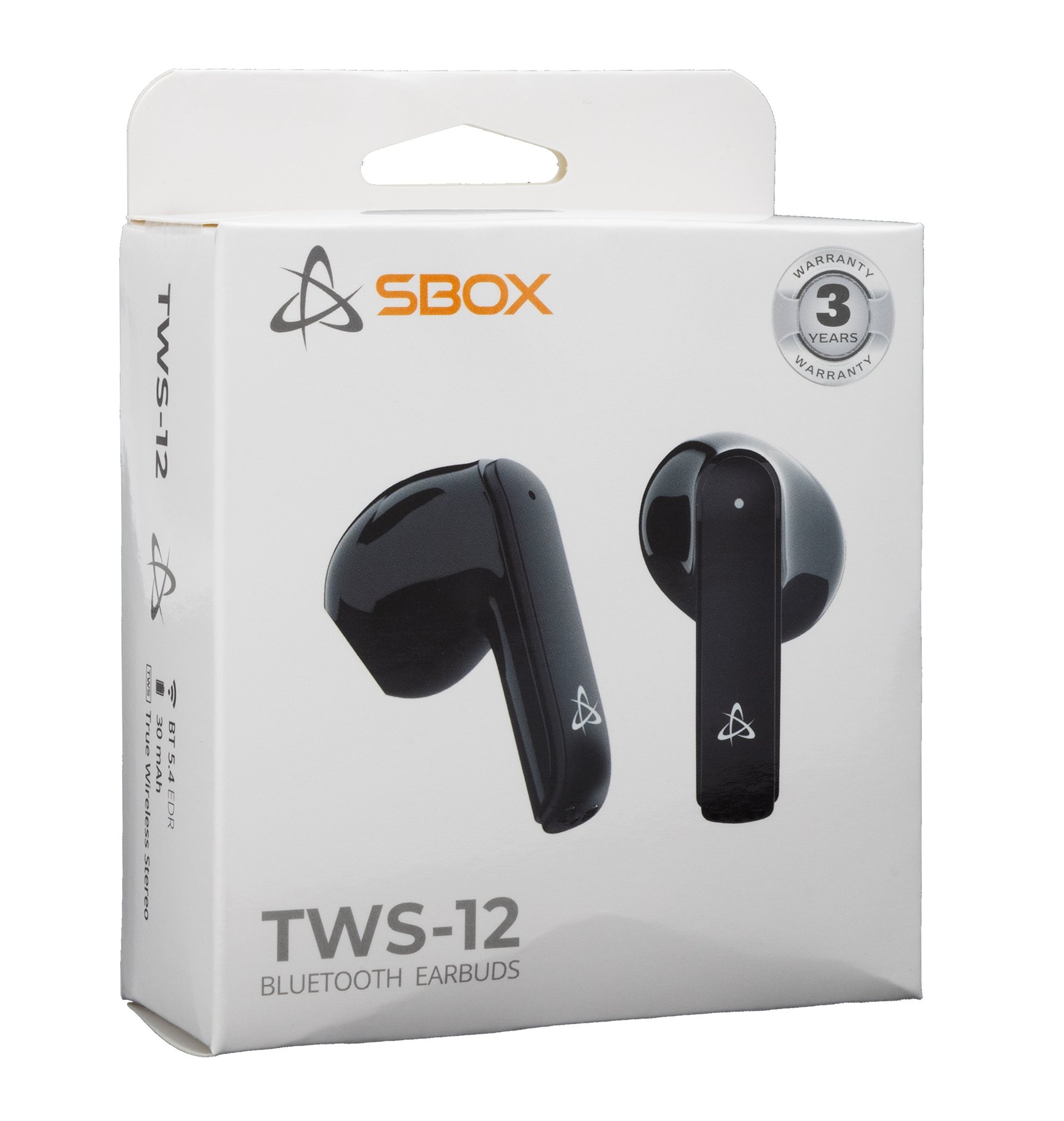 Cuffie Auricolari con Microfono Bluetooth EB-TWS12 Nero SBOX - immagine 2