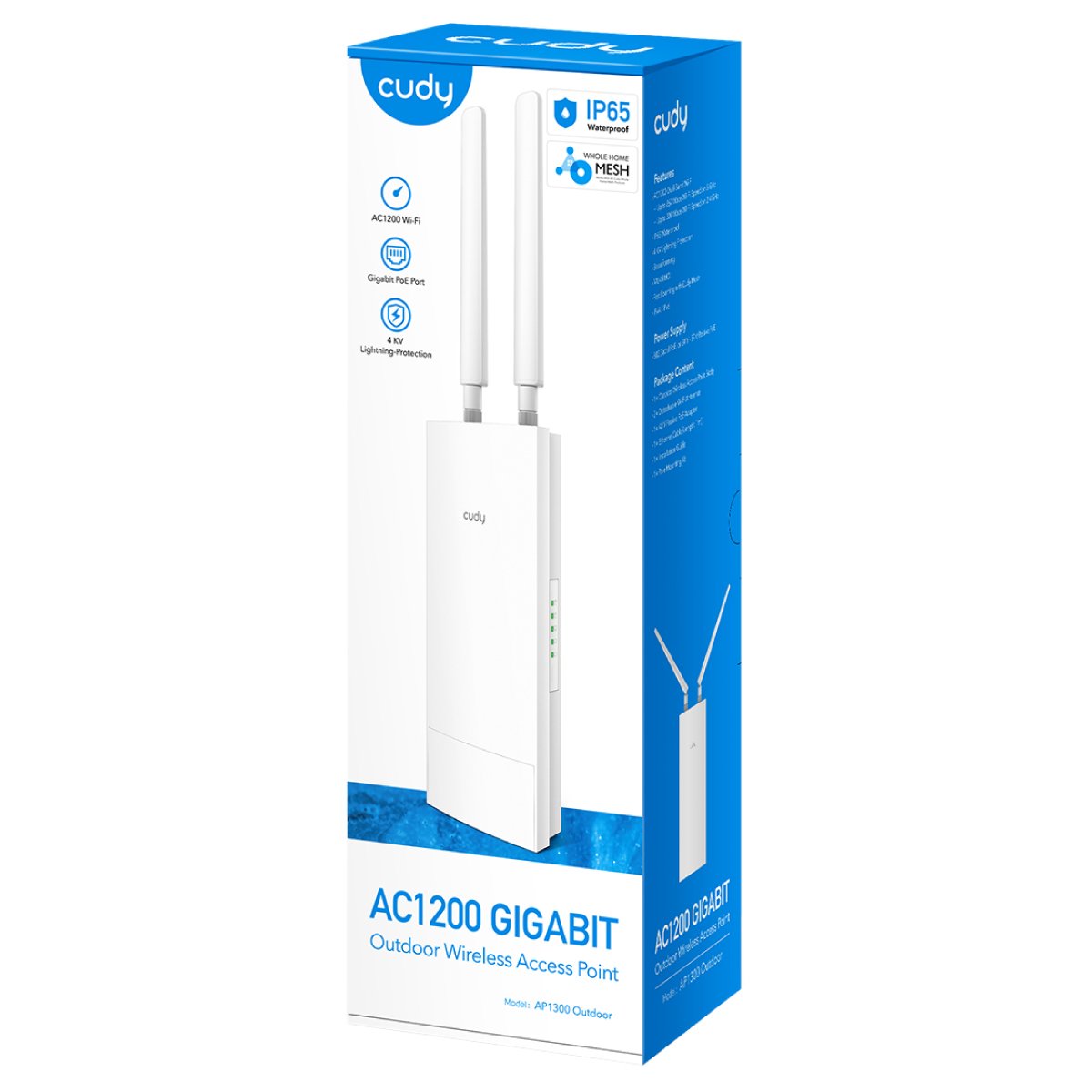 Punto di Accesso Wireless Gigabit AC1200 per Esterni IP65, AP1300 Outdoor CUDY - immagine 2