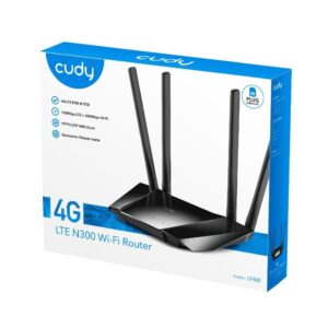 Router WiFi 4G LTE con Sim 300Mbps Porta LAN/WAN, LT400 CUDY