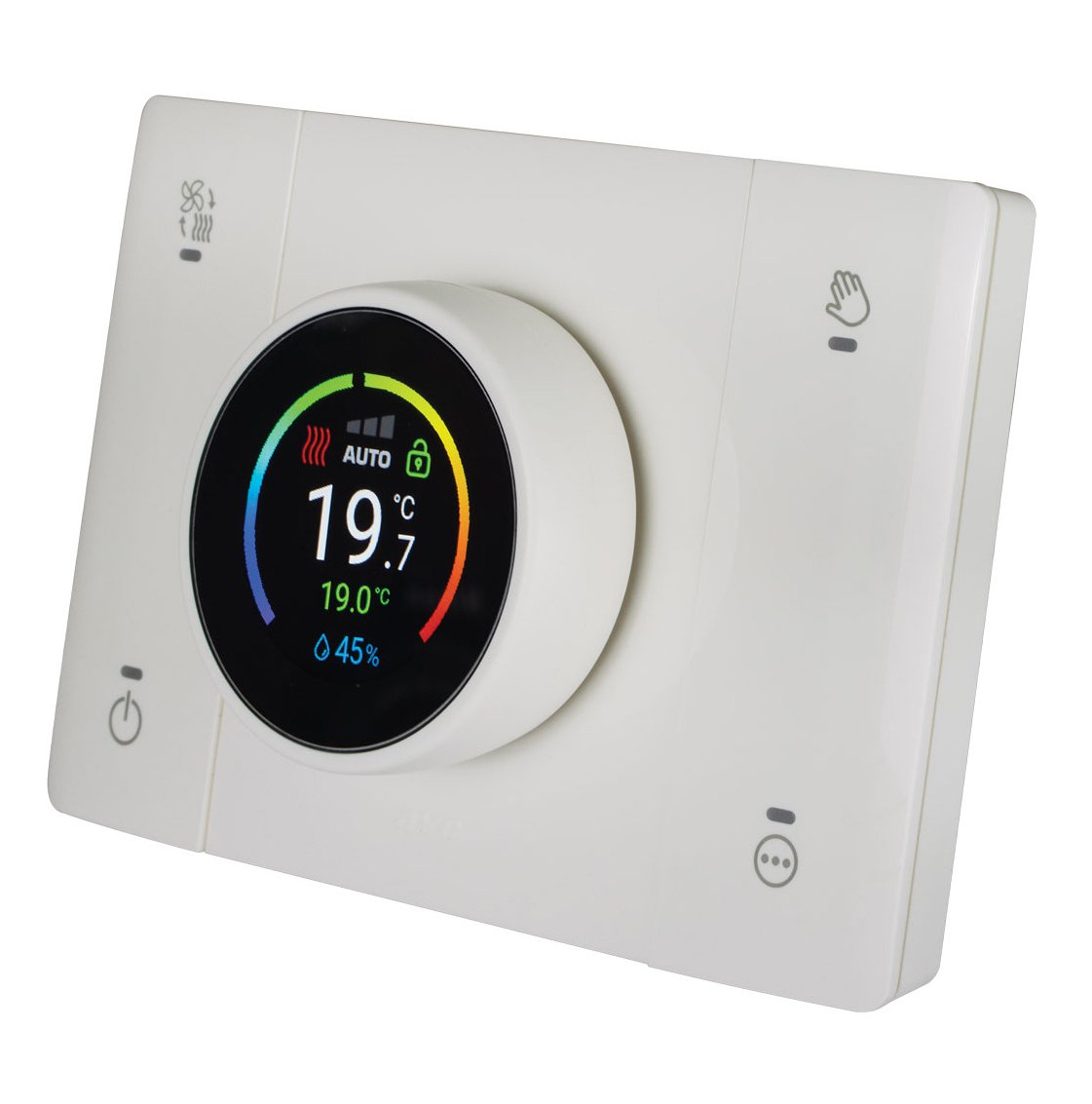 WHITEK T44 Cronotermostato WiFi Smart Connesso Rilevatore Umidità Ambiente Bianco AVE - immagine 2
