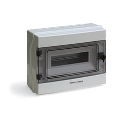 Quadro Elettrico IP65 da Parete 12 Moduli DIN AVE - immagine 2