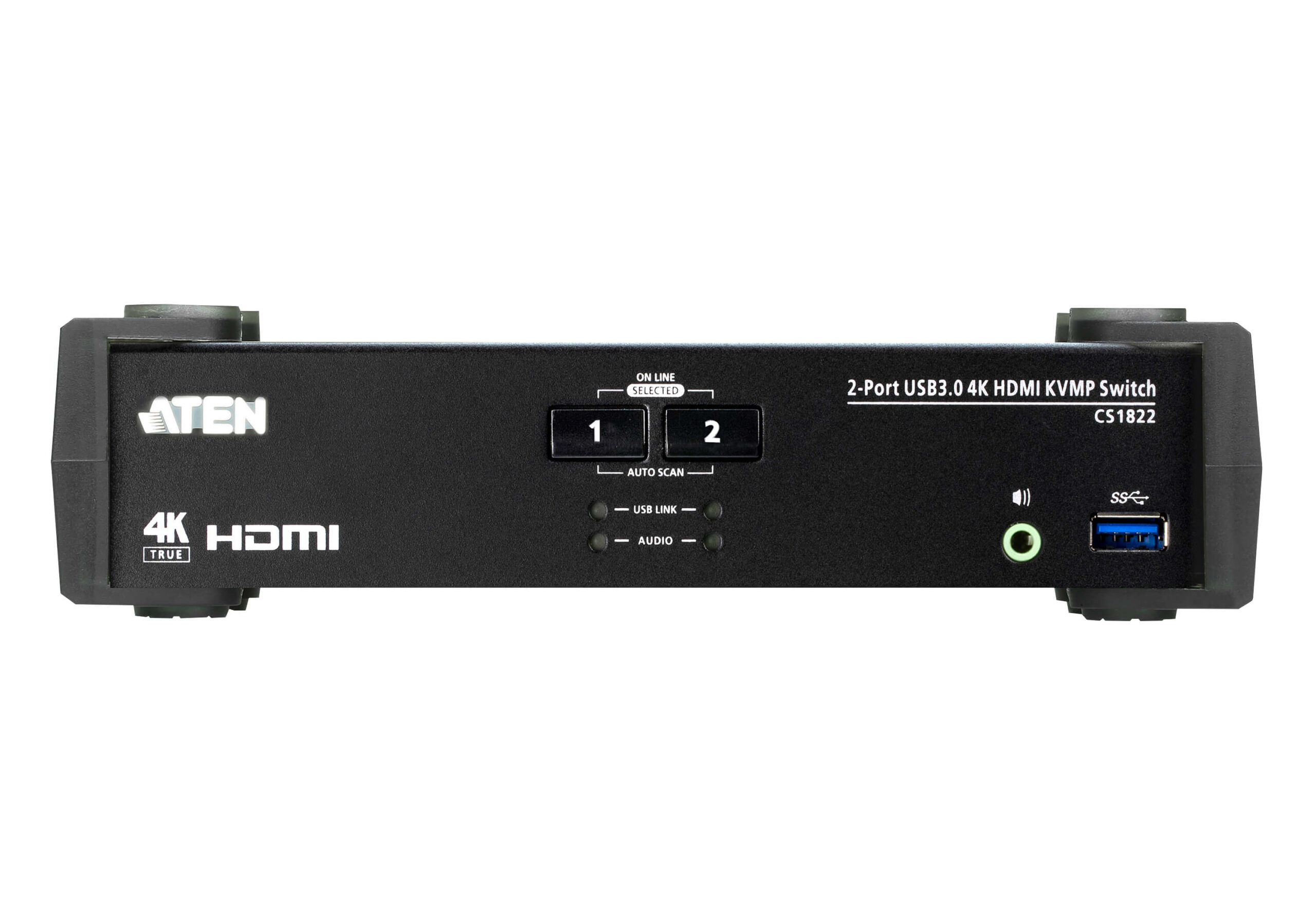 Switch USB 3.0 4K HDMI KVMP™ a 2 porte con Modalità Mixer Audio, CS1822 ATEN - immagine 2