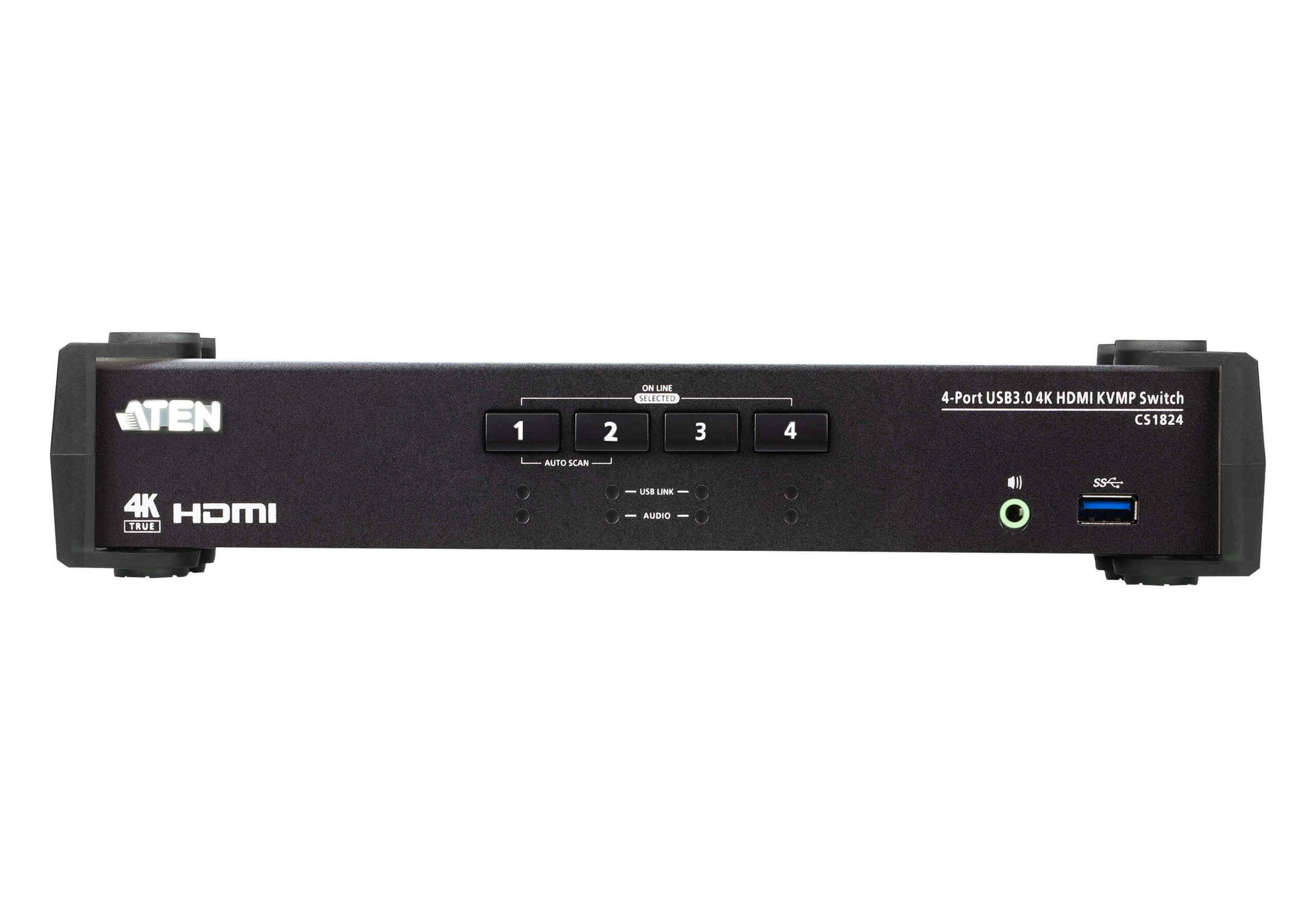 Switch USB 3.0 4K HDMI KVMP™ a 4 porte con Modalità Mixer Audio, CS1824 ATEN - immagine 2