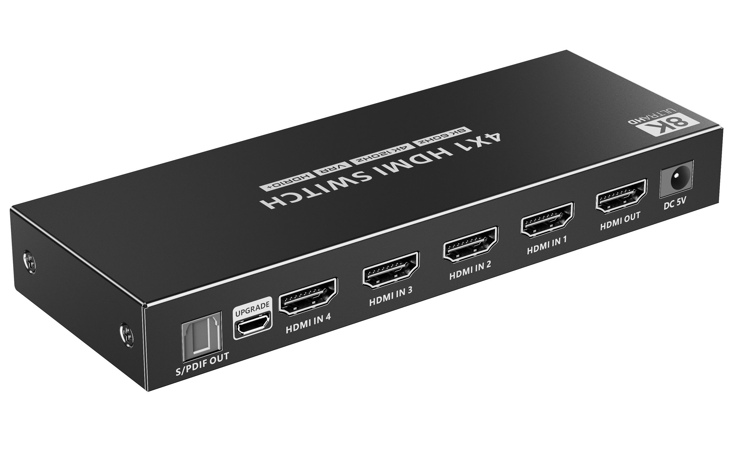 Switch 4x1 HDMI 2.1 8K 3D con SPDIF Ottico TECHLY - immagine 2