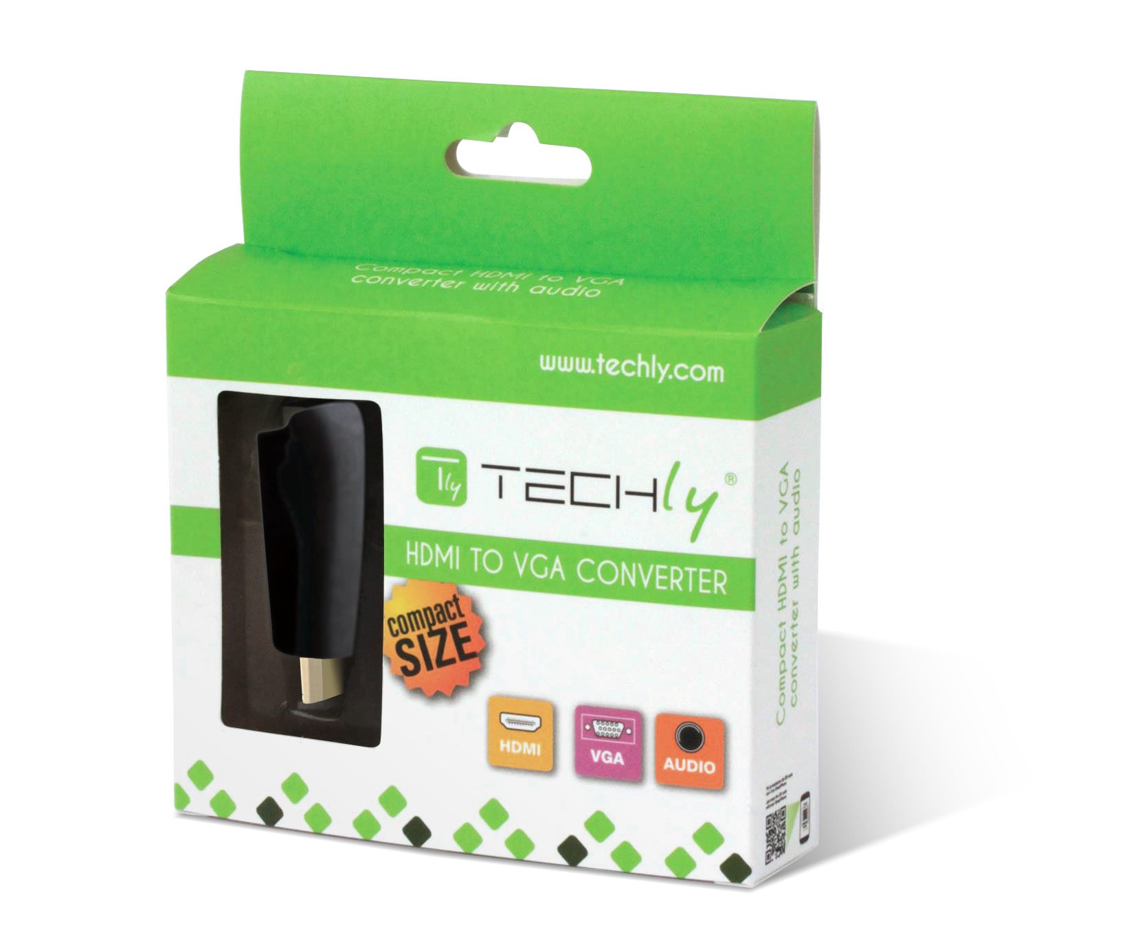 Mini Adattatore da HDMI a VGA con Audio TECHLY - immagine 2