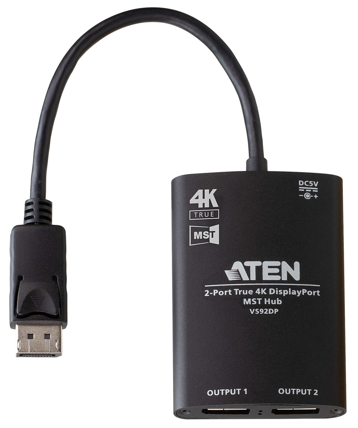 Hub True 4K DisplayPort MST a 2 porte, VS92DP ATEN - immagine 2
