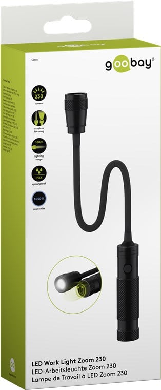 Lampada a LED con Calamita per Lavoro e Soccorso Stradale 230lm GOOBAY - immagine 2