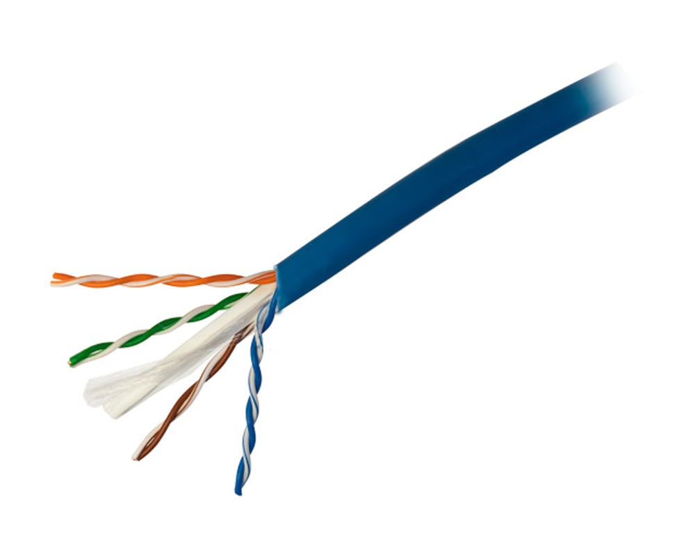Bobina U/UTP Cavo Cat.6A Rame 500MHz B2ca 500m Rigido LSZH Blu OEM - immagine 2