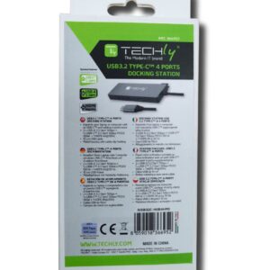 Docking Station USB3.2 Type-C&trade; a 3 Porte USB e 1 HDMI TECHLY