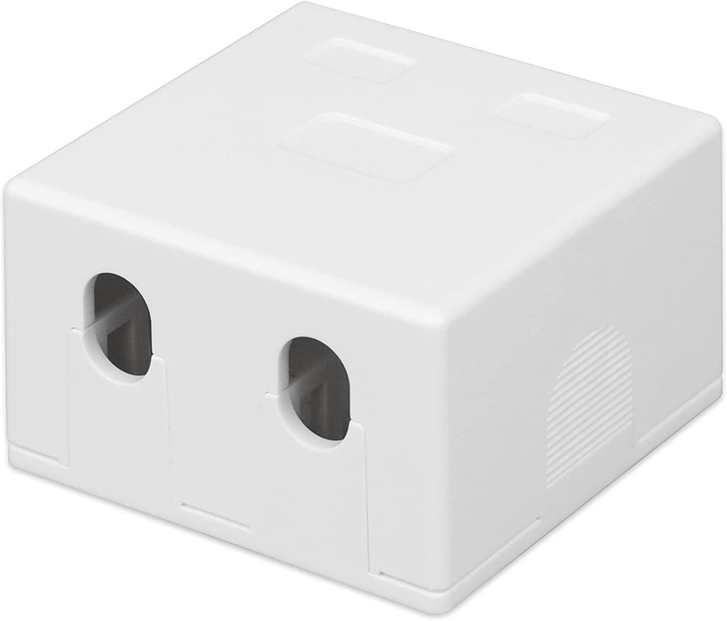 Presa a Muro per 2 Frutti Keystone Bianco TECHLY PROFESSIONAL - immagine 2