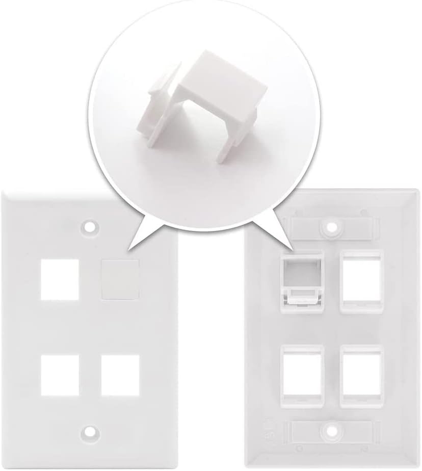 Tappo per RJ45 con Attacco Keystone 10 pz TECHLY PROFESSIONAL - immagine 2