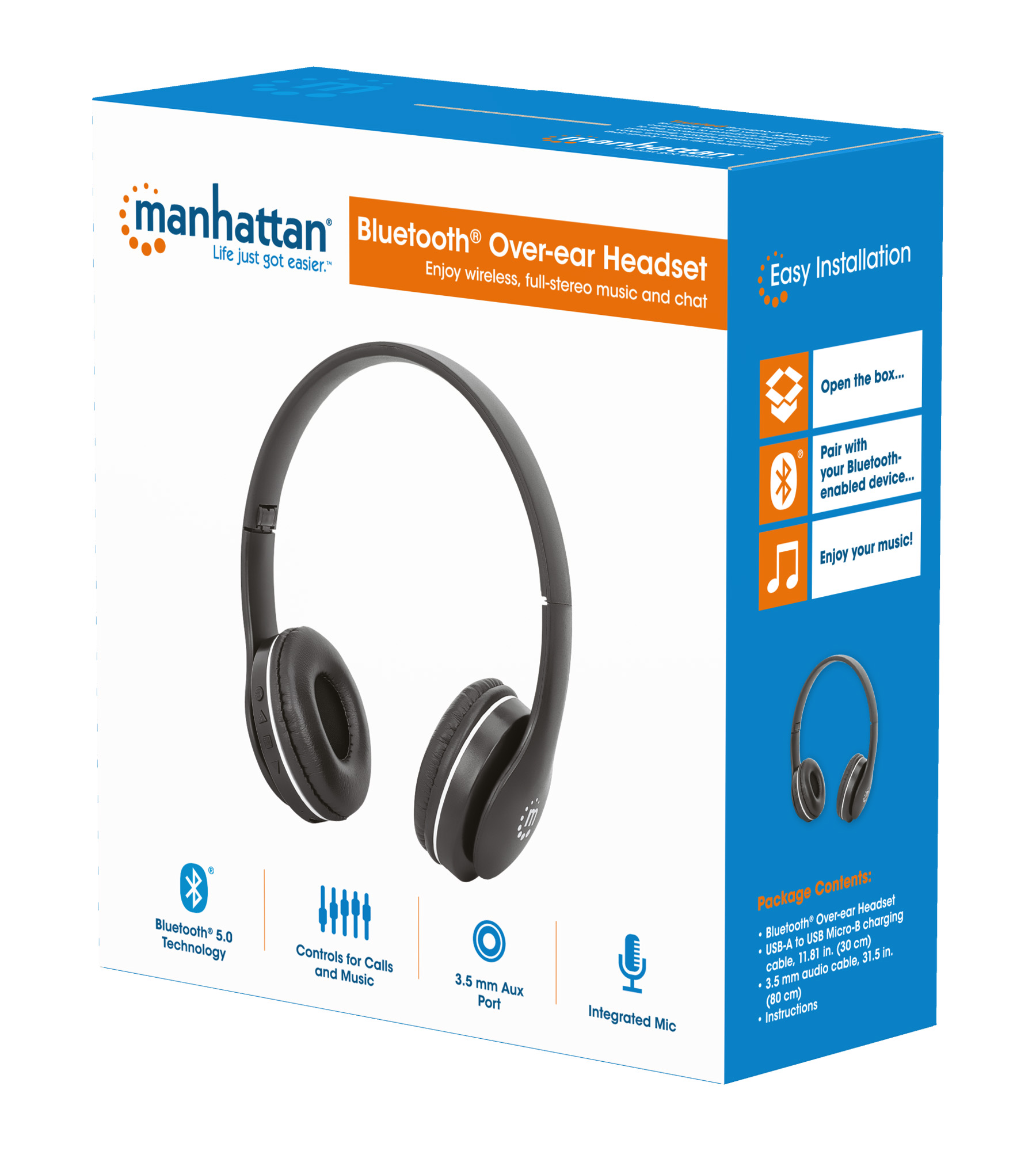 Cuffia Over-ear Wireless Bluetooth® V5.0 MANHATTAN - immagine 2