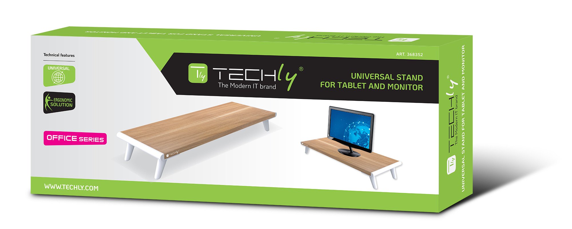 Supporto per Monitor Universale ed Ergonomico TECHLY - immagine 2
