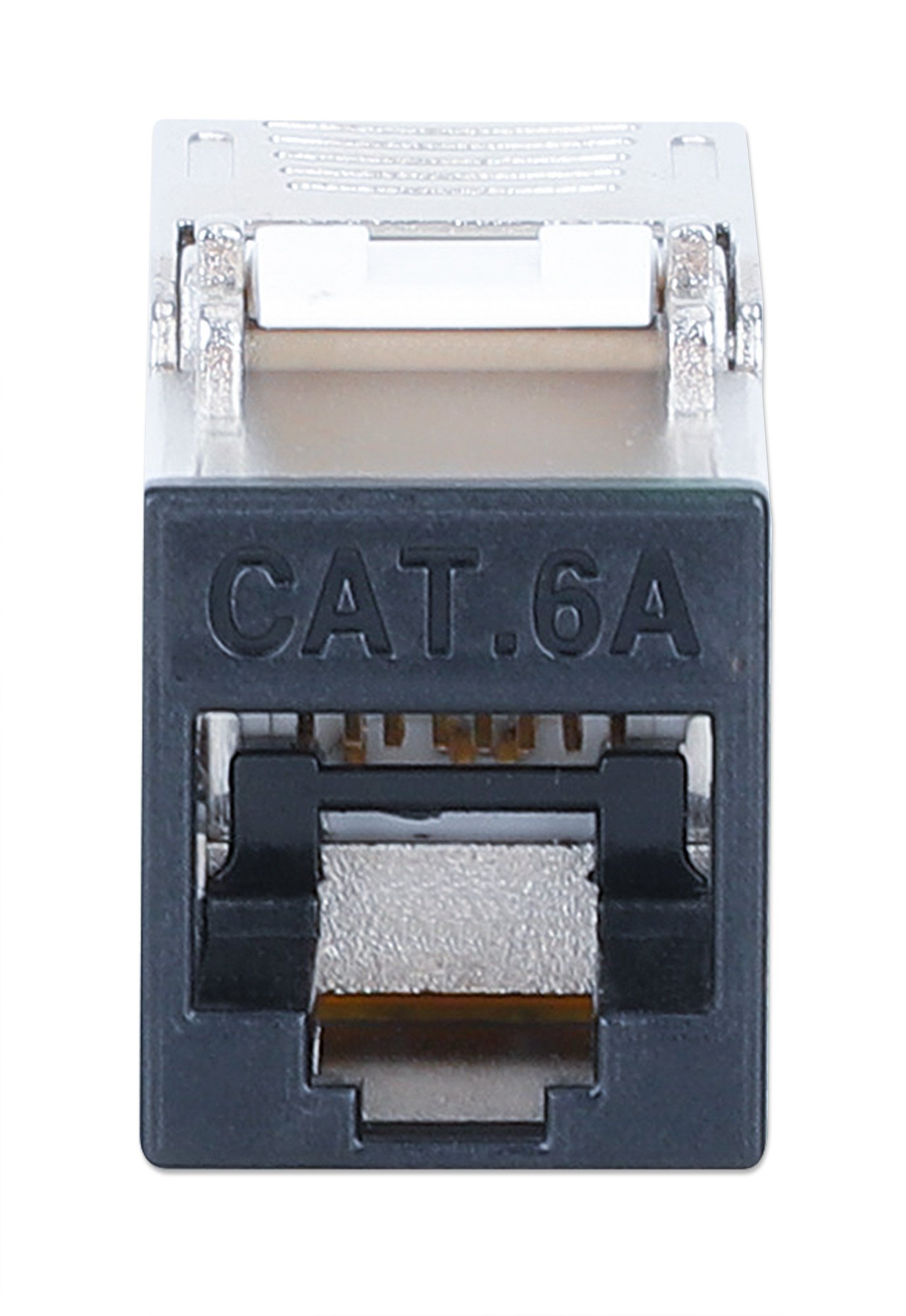 Frutto Keystone RJ45 Cat.6A 10G Slim STP Toolless Nero INTELLINET - immagine 3
