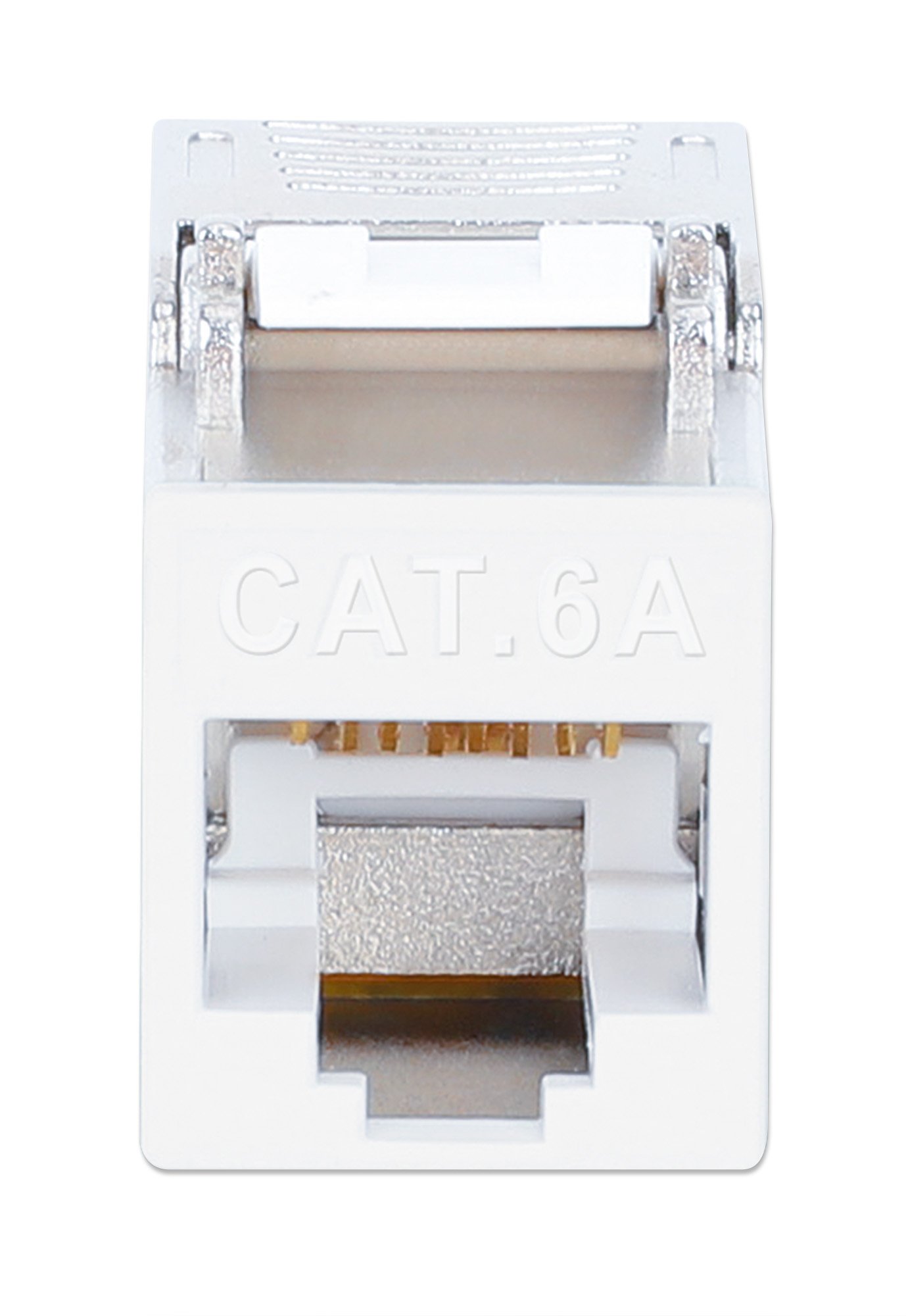 Frutto Keystone RJ45 Cat.6A 10G Slim STP Toolless Bianco INTELLINET - immagine 3