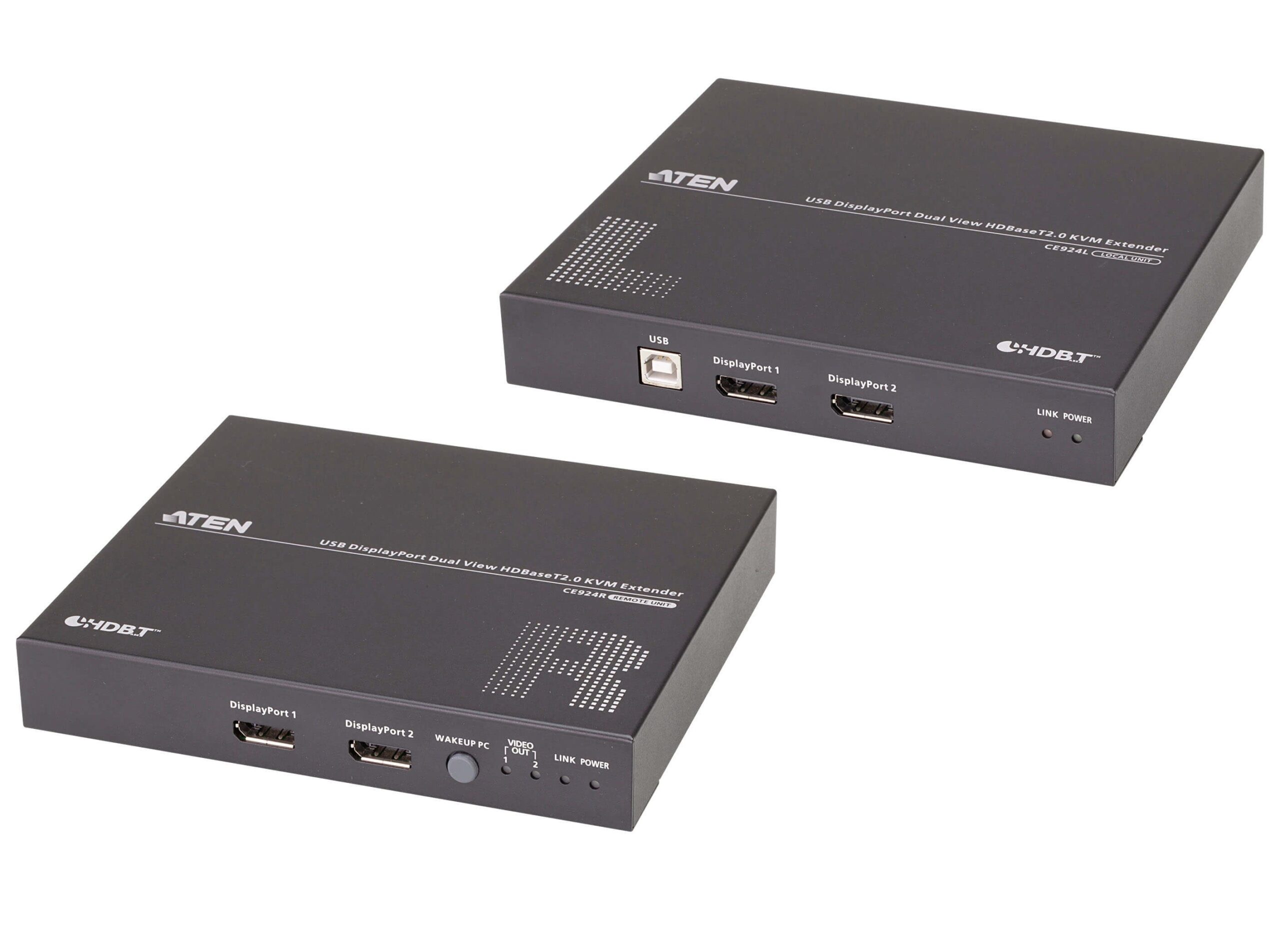 Estensore KVM USB DisplayPort Dual View HDBaseT™ 2.0, CE924 ATEN