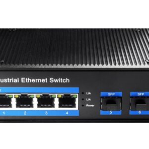 Switch Industriale Gigabit 4 Porte con 2 slot SFP, IG1004S2 CUDY