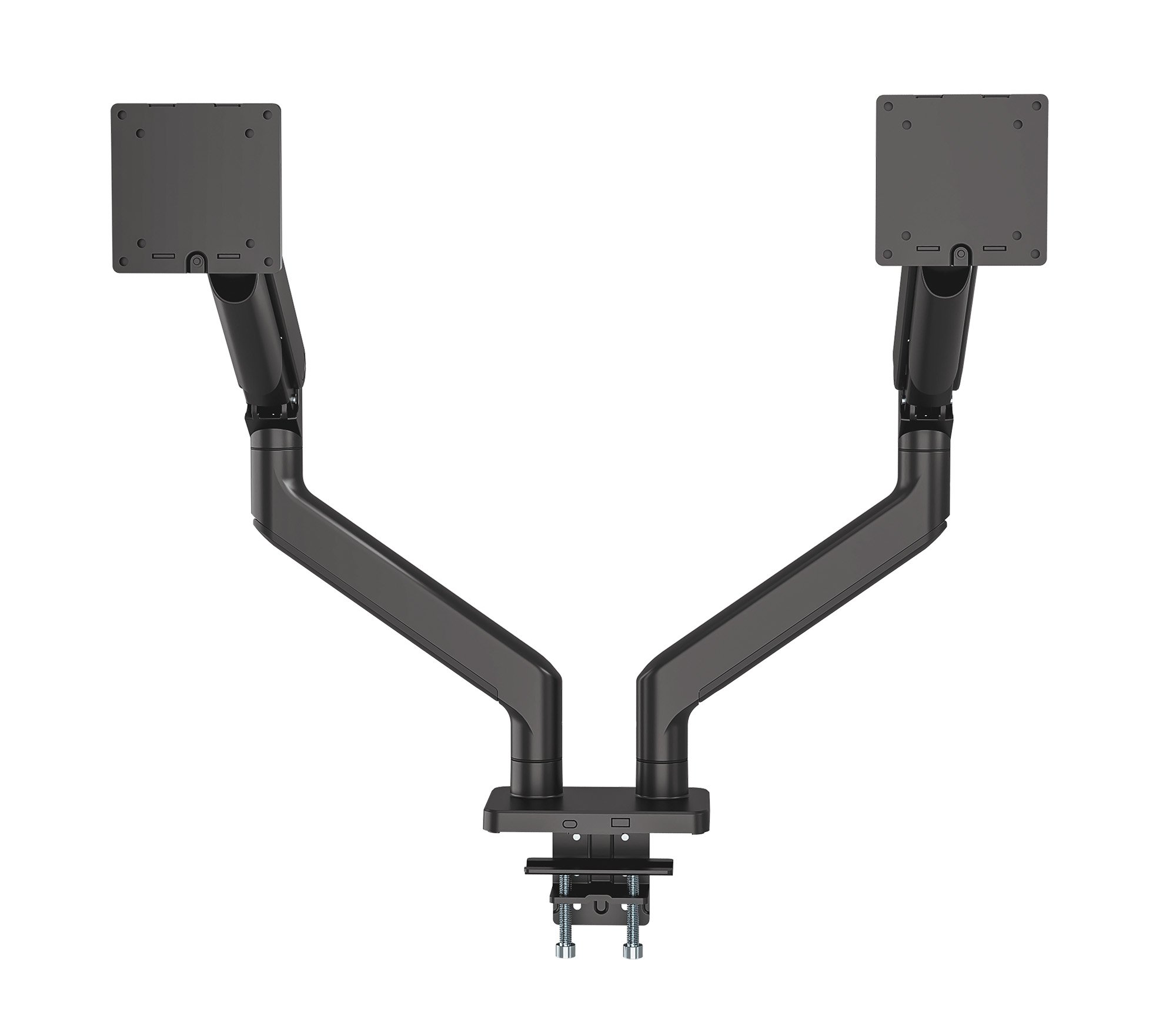 Supporto da Scrivania per Doppio Monitor 17-45'' con Molla Meccanica in Alluminio MANHATTAN - immagine 5