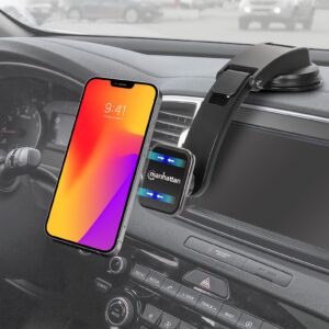Stand Smartphone da Cruscotto dell'auto con Supporto Magnetico MANHATTAN