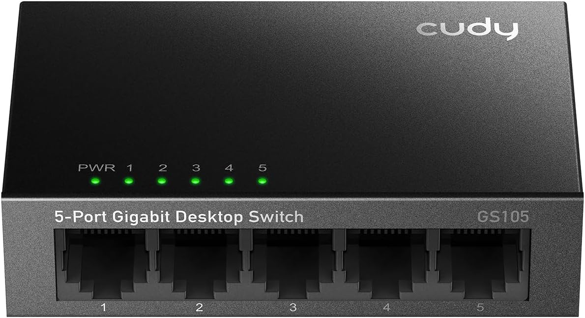 Switch Desktop Gigabit a 5 Porte, GS105 CUDY