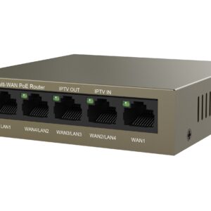 Router PoE 5 porte Gestito da Cloud, M20-PoE IP-COM