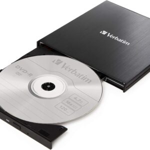 Lettore CD/DVD Esterno Slim USB 3.2 Gen1 con Porta USB-C&trade; VERBATIM