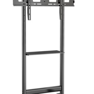 Supporto da Pavimento TV LCD/LED 50-90'' Altezza Regolabile con Mensola TECHLY