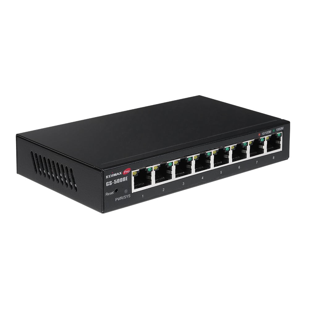 Smart Switch Web Gigabit 8 porte, GS5008E EDIMAX - immagine 4