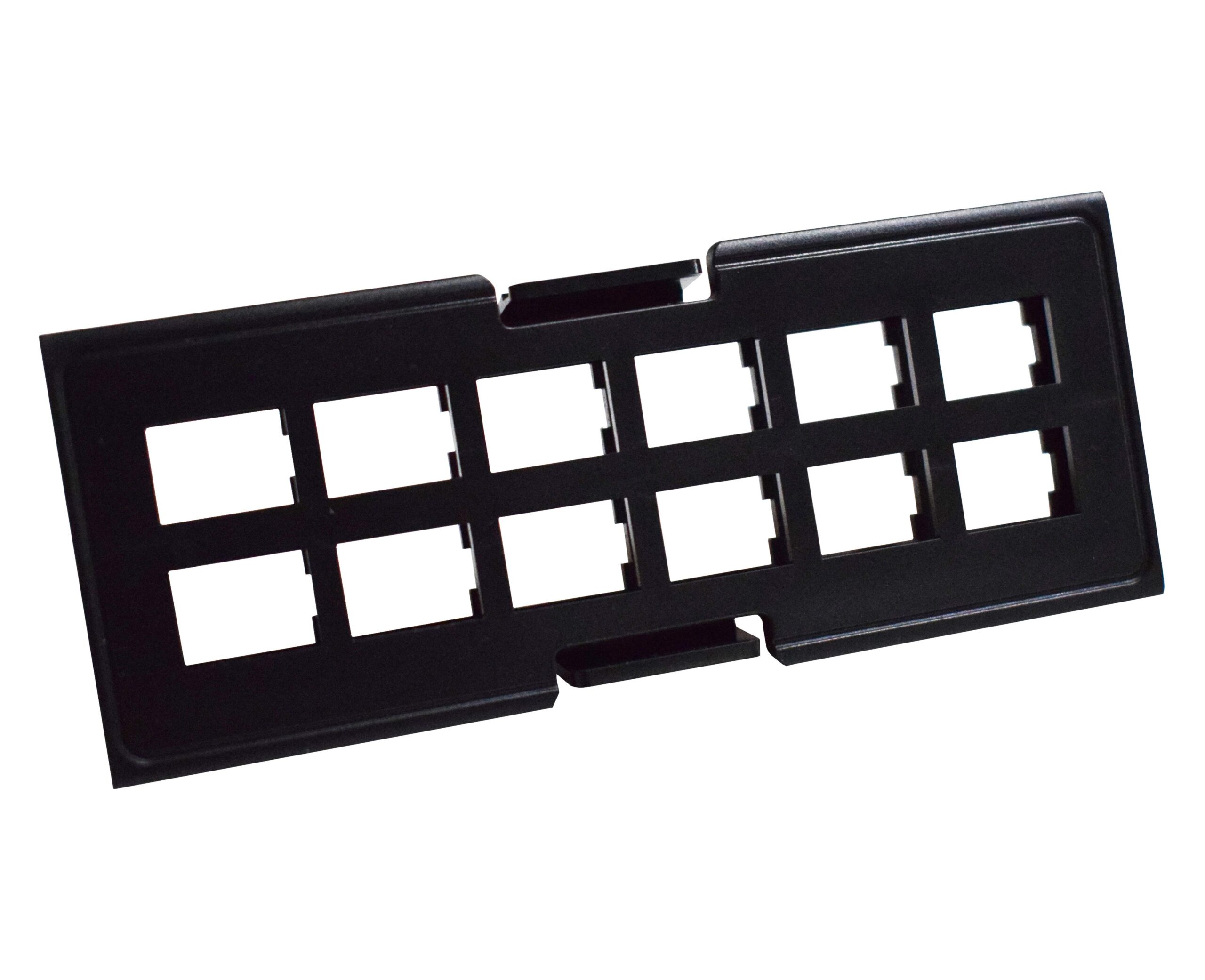 Pannello Frontale Adattatore 12 Posti SC/LC per Pannello Patch TECHLY PROFESSIONAL - immagine 2