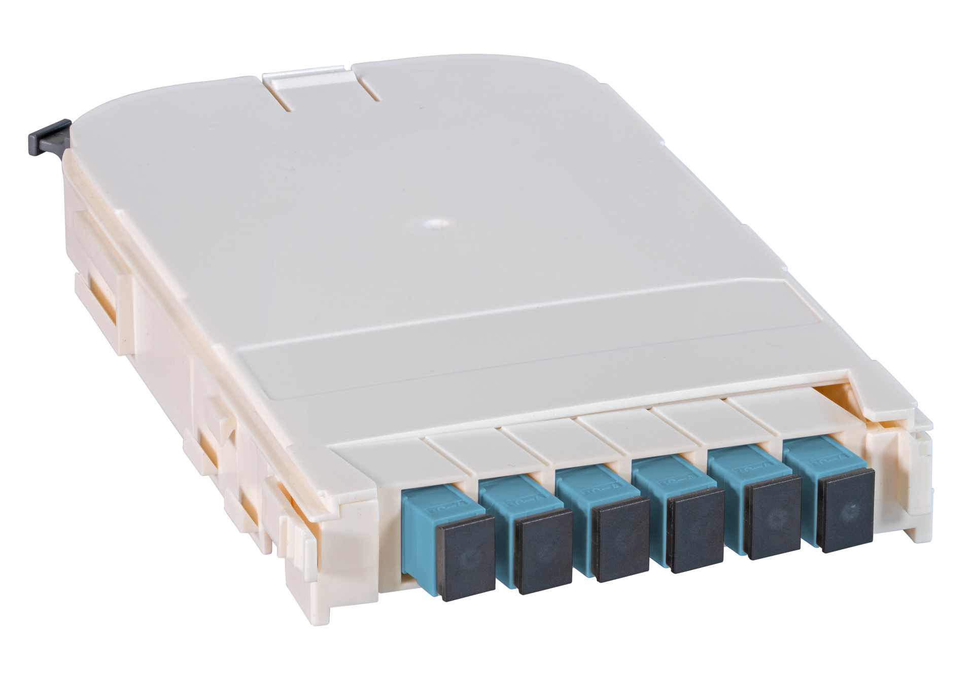 Scatola di Giunzione Fibra Ottica Modulo FTTH con 6 Adattatori SC Ceramici OS2 OEM - immagine 4