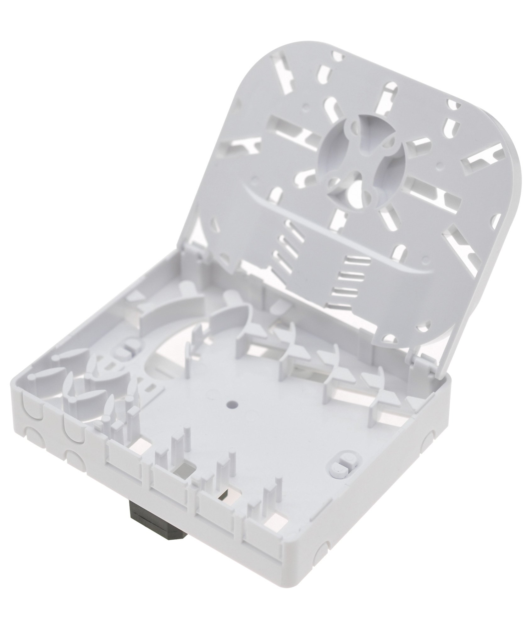Scatola di Terminazione Ottica di Appartamento (STOA) FTTH per 4 fibre 4 adattatori su guida DIN TECHLY PROFESSIONAL - immagine 4