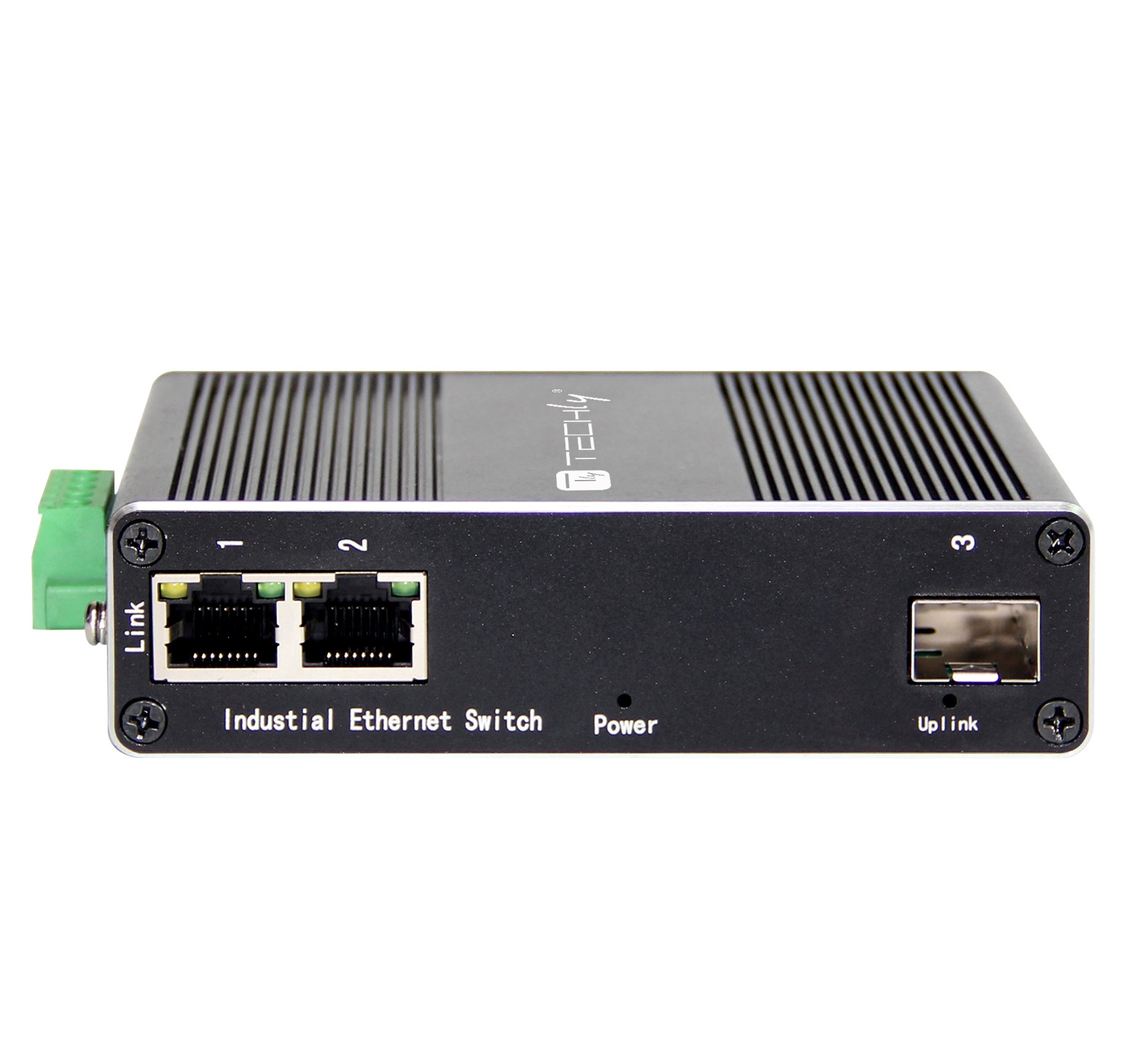 Convertitore Ethernet Industriale Gigabit 2 porte RJ45 a 1 porta SFP Non Gestito TECHLY PROFESSIONAL - immagine 3