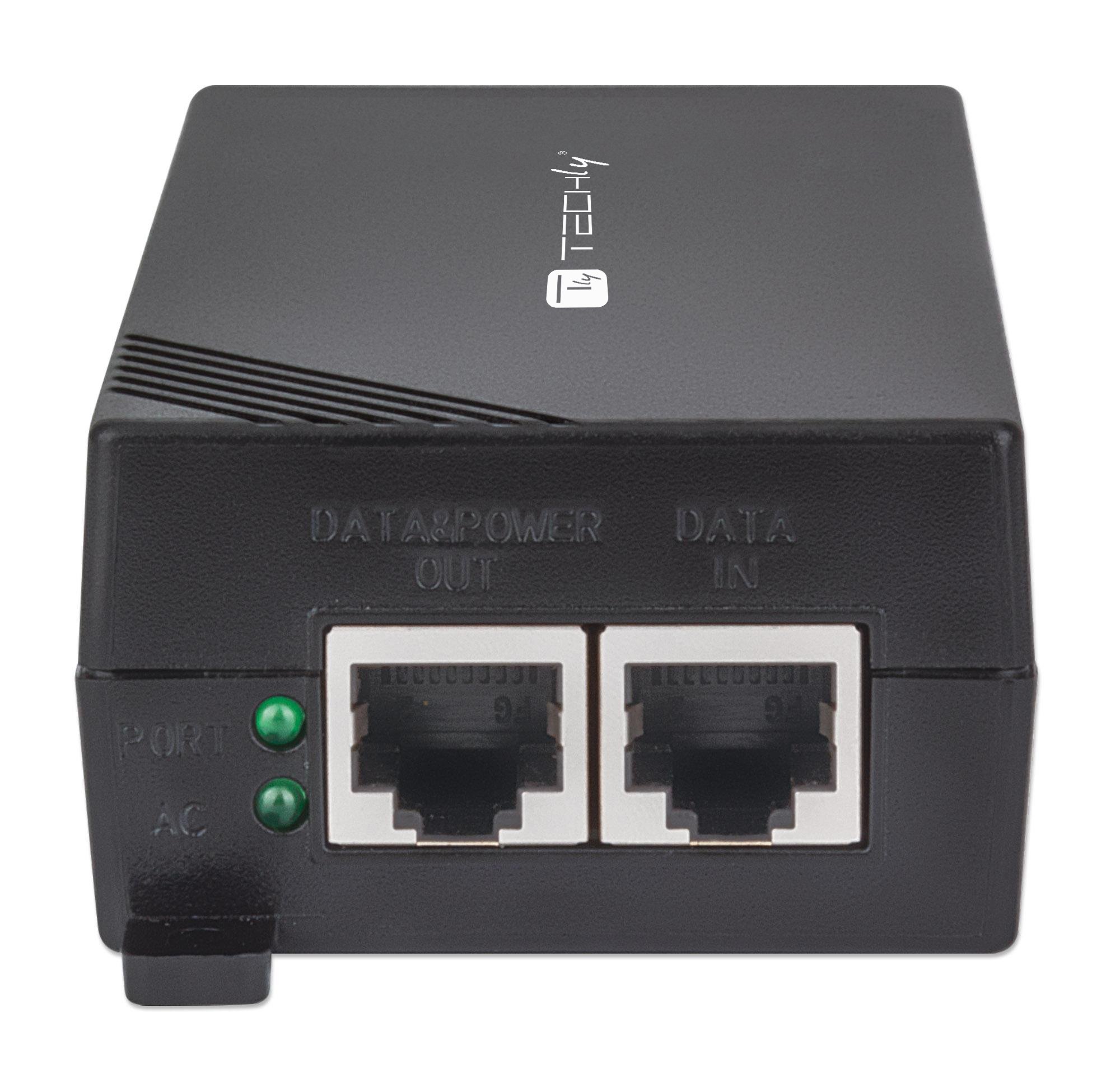 Iniettore Gigabit PoE+ High Power TECHLY - immagine 2