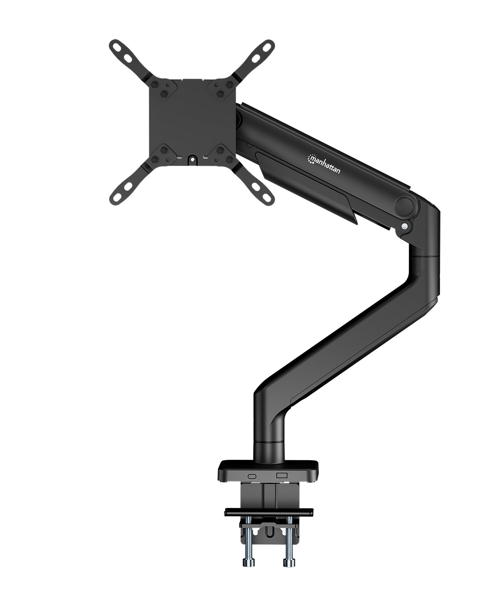 Supporto da Scrivania per Monitor Singolo 17-49'' con Molla Meccanica in Alluminio MANHATTAN - immagine 6