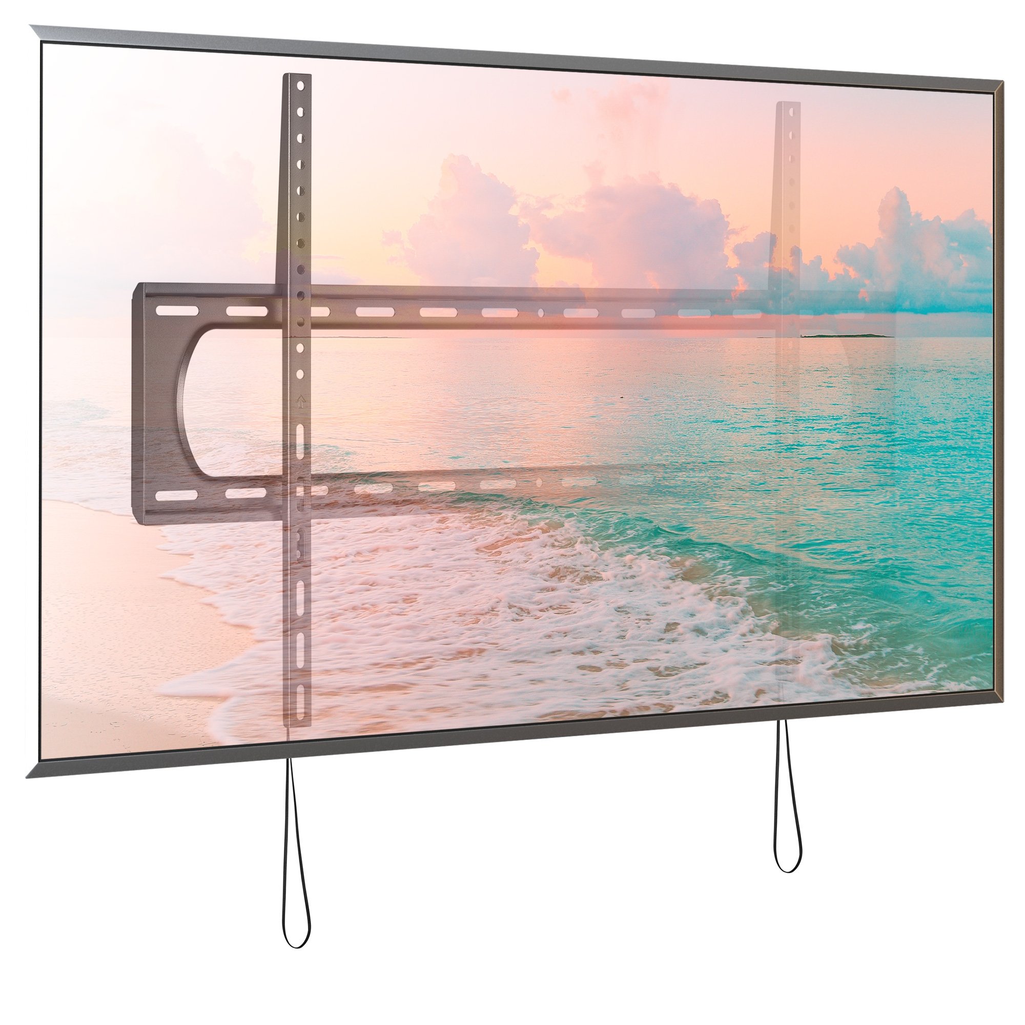Staffa a Muro Fissa Slim TV LED LCD 60-120'' TECHLY - immagine 4