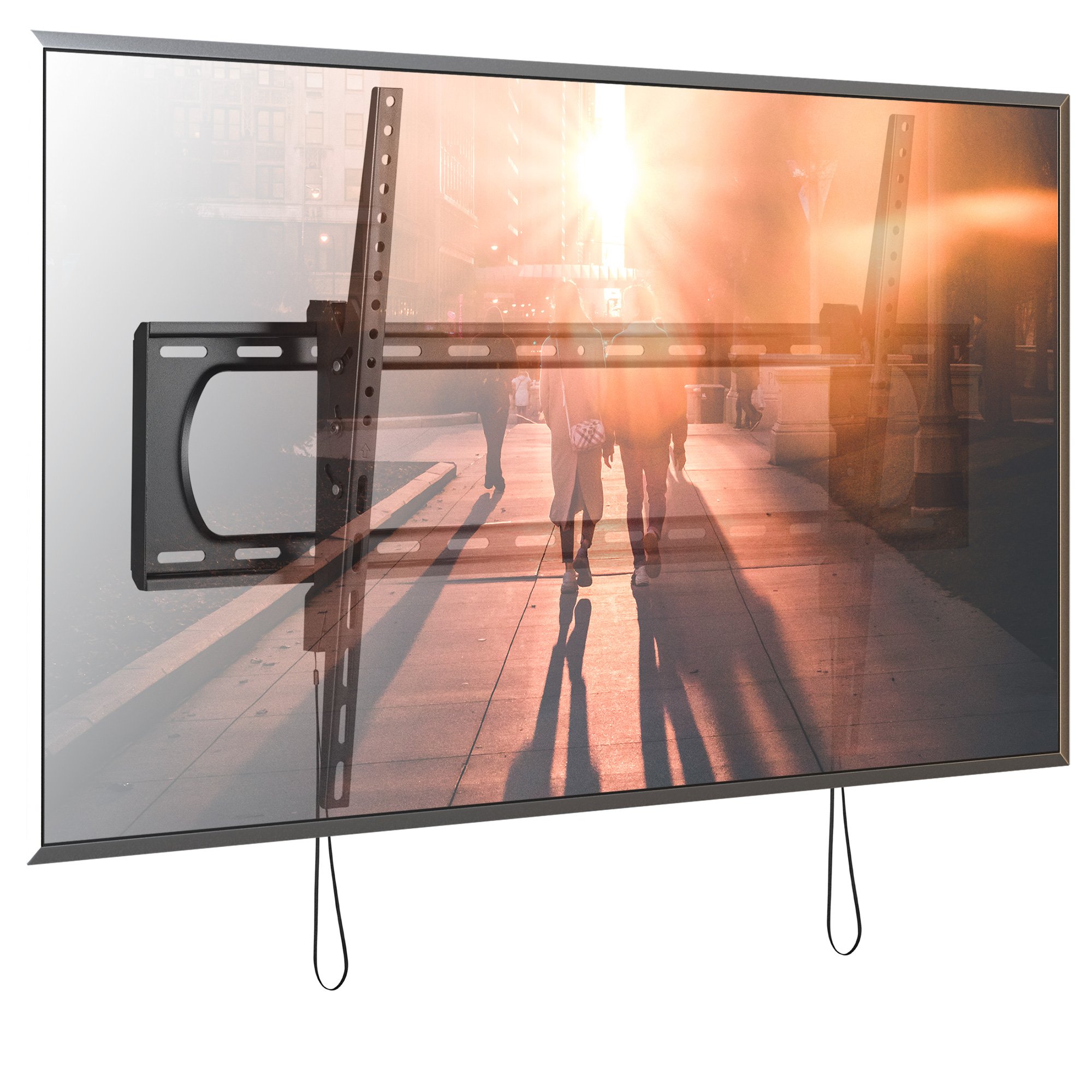 Staffa a Muro Inclinabile Slim TV LED LCD 60-120'' TECHLY - immagine 4