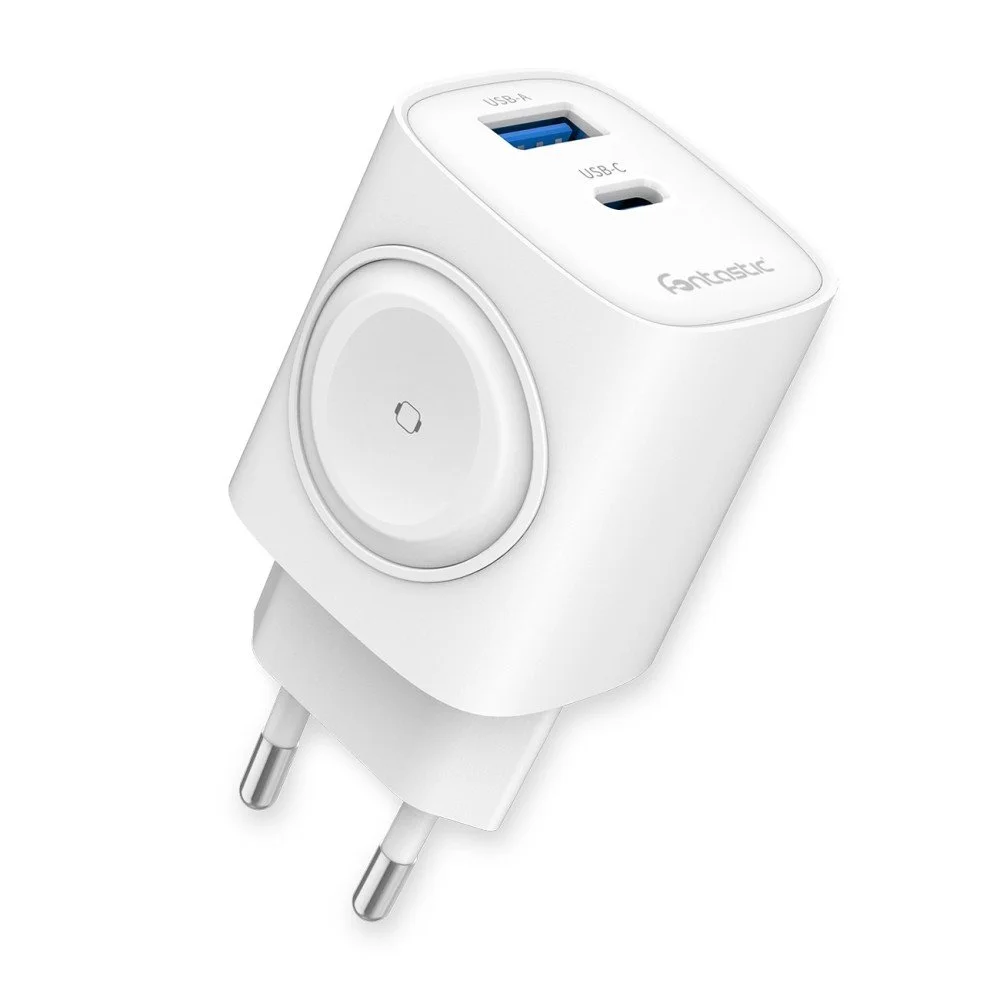 Caricatore Alimentatore GaN 22W da Viaggio Fast Charge USB-A USB-C™ WiGan FONTASTIC - immagine 3