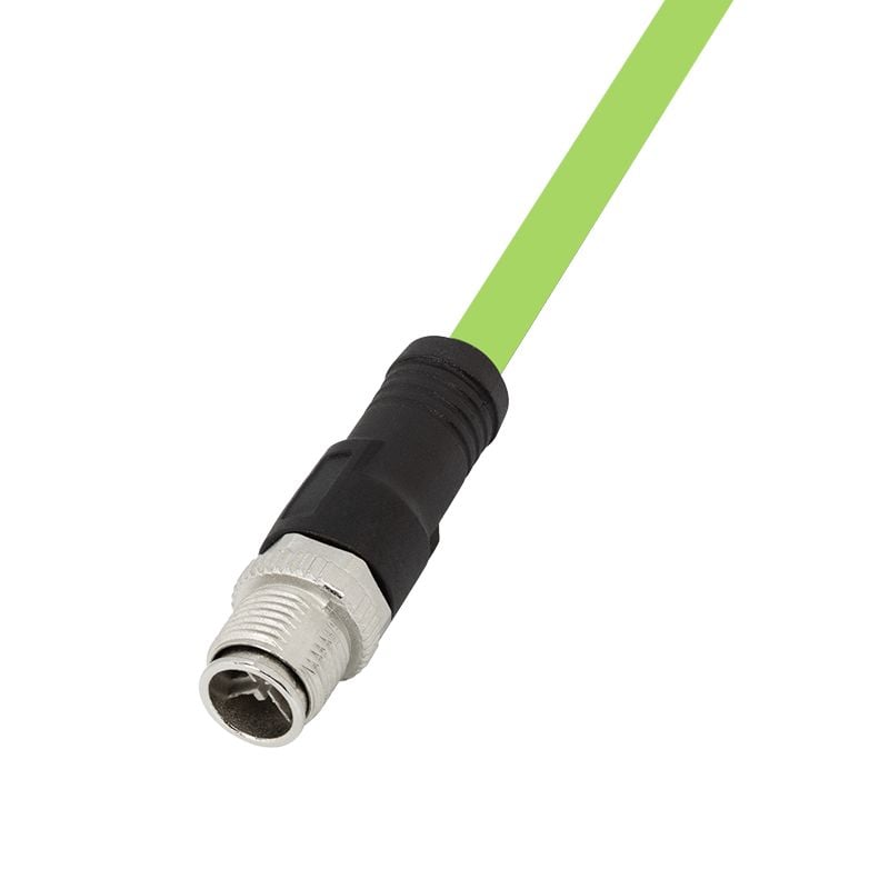 Cavo di Rete Industriale M12 RJ45 Cat. 6A SFTP PUR 1m LOGILINK - immagine 4