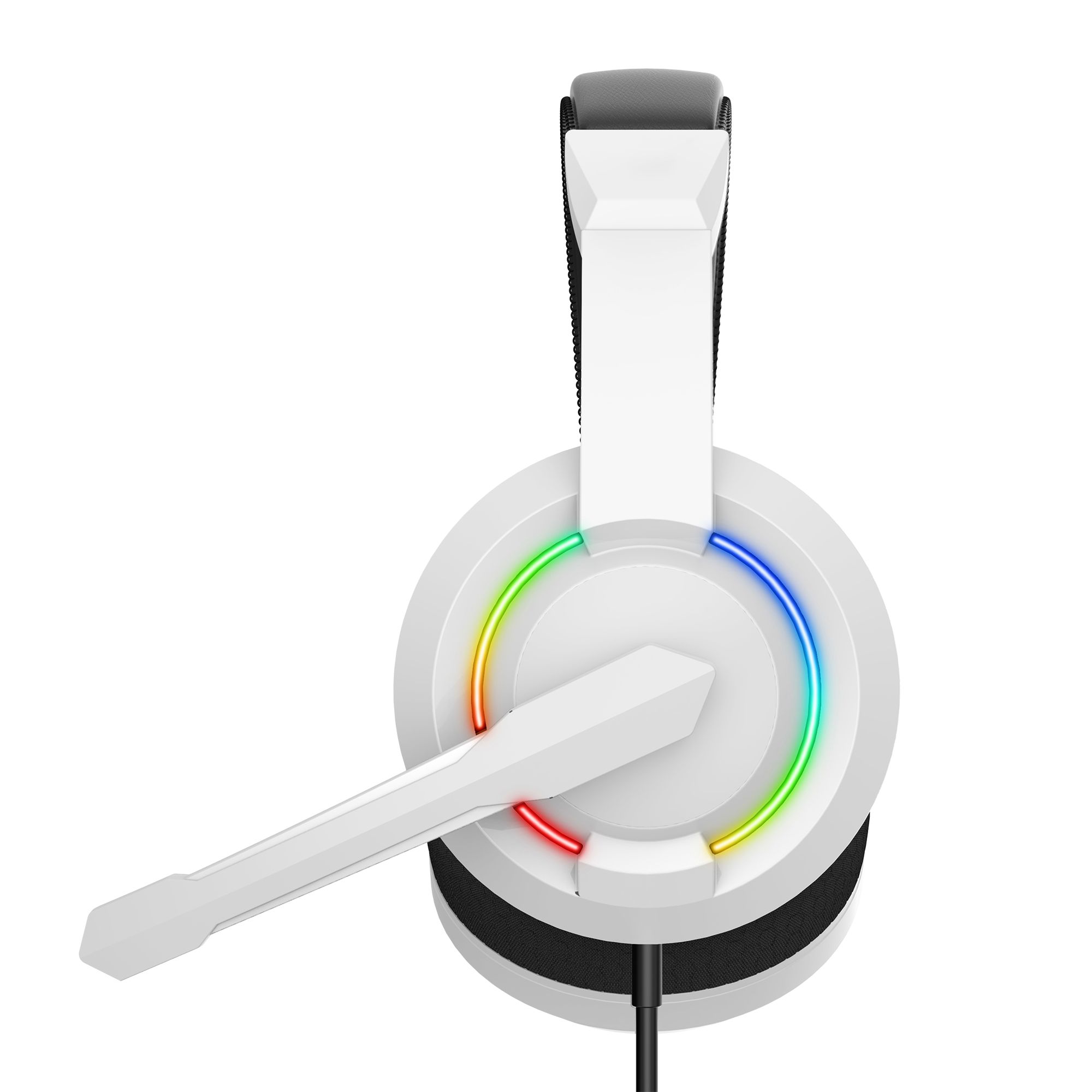 Cuffie Gaming con Microfono e Illuminazione RGB, BGH-021 HYDRA Bianco BARACUDA - immagine 3