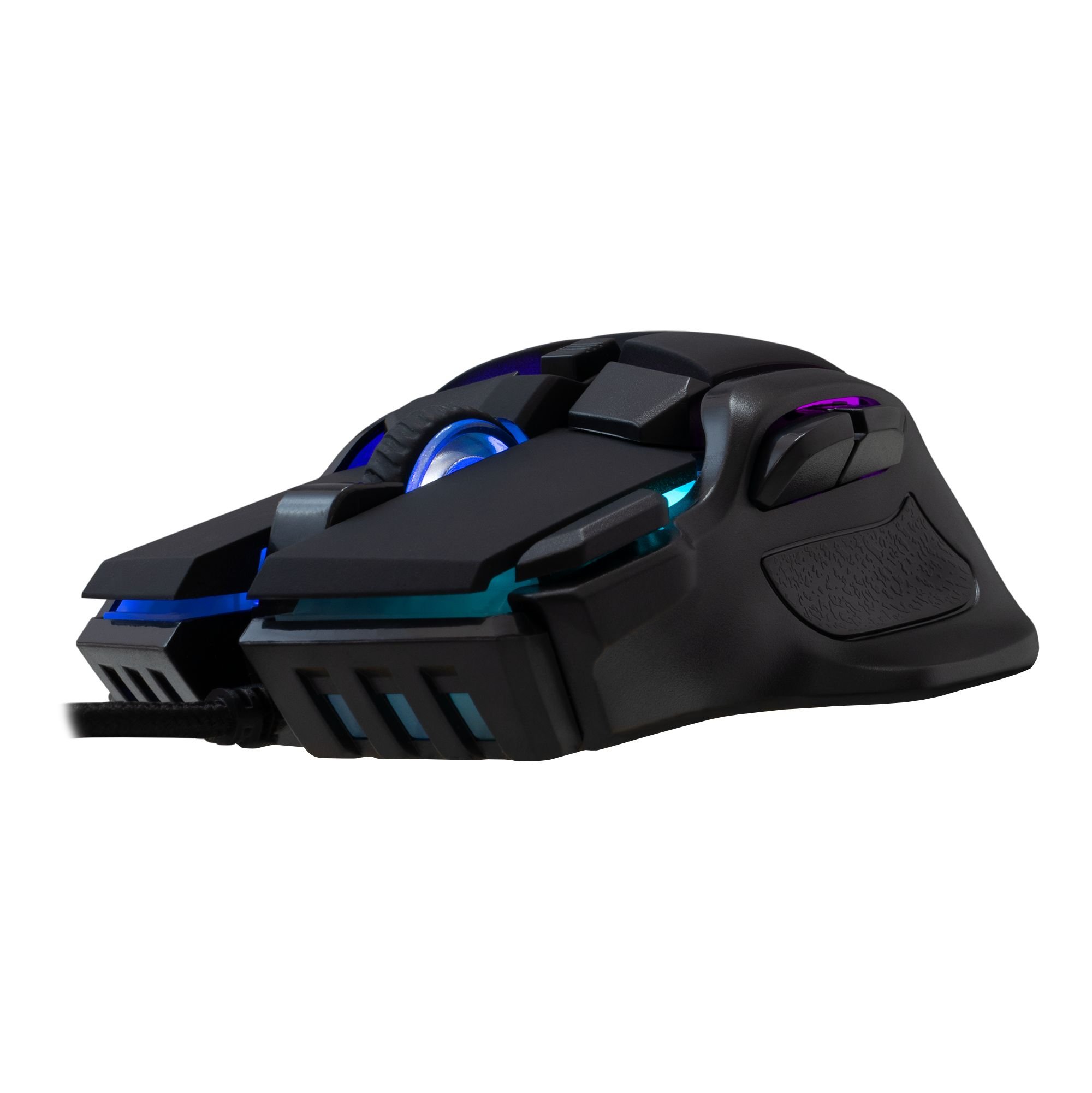 Mouse Ottico USB Gaming 7200 Dpi Retroilluminazione LED RGB Nero, PIRANHA BARACUDA - immagine 2