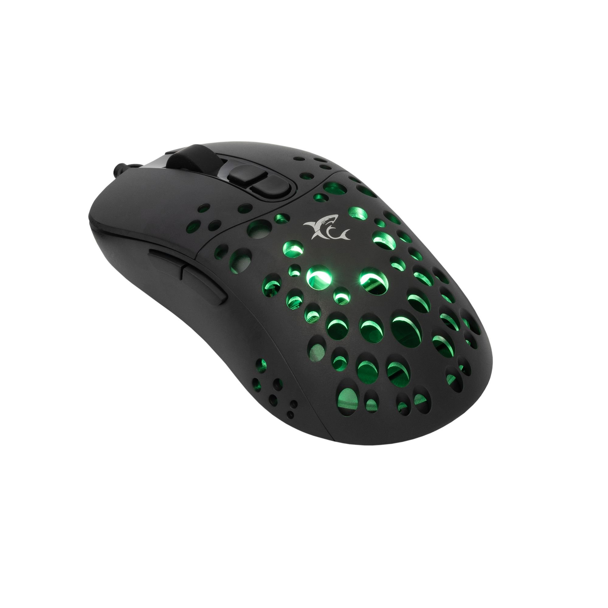 Mouse Ottico USB Gaming 12800 Dpi Retroilluminazione LED RGB 7D Nero, TRISTAN-2 WHITE SHARK - immagine 3