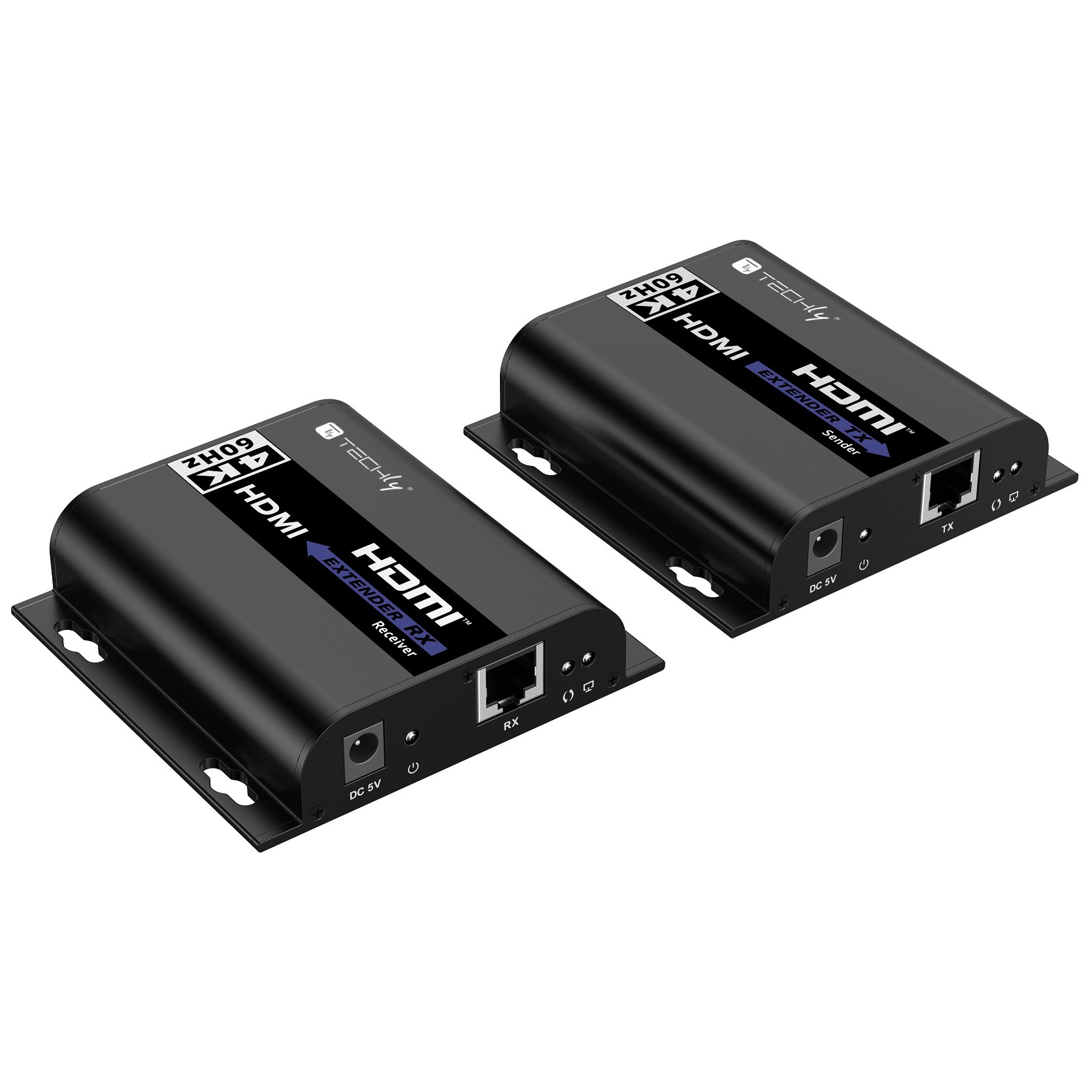 Extender HDMI 4K@60Hz con IR su Cavo Cat.6 fino a 120m TECHLY - immagine 3