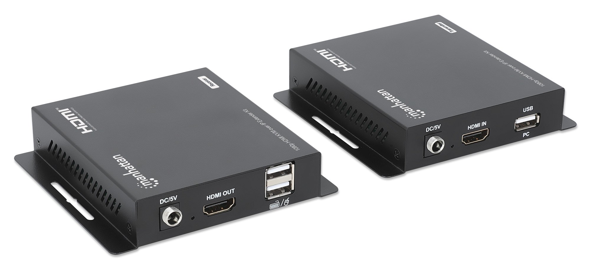 Kit Extender HDMI KVM Over IP 1080p fino a 120m MANHATTAN - immagine 2