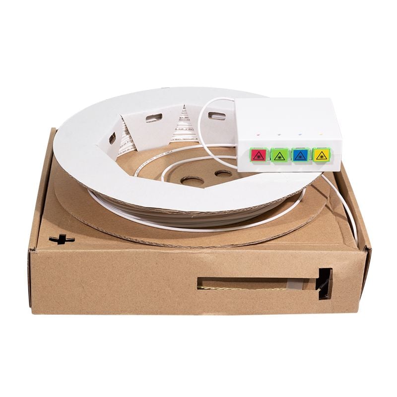 Scatola di Terminazione Ottica di Appartamento (STOA) FTTH 4x SC/APC con Cavo di Installazione da 50m LOGILINK - immagine 3