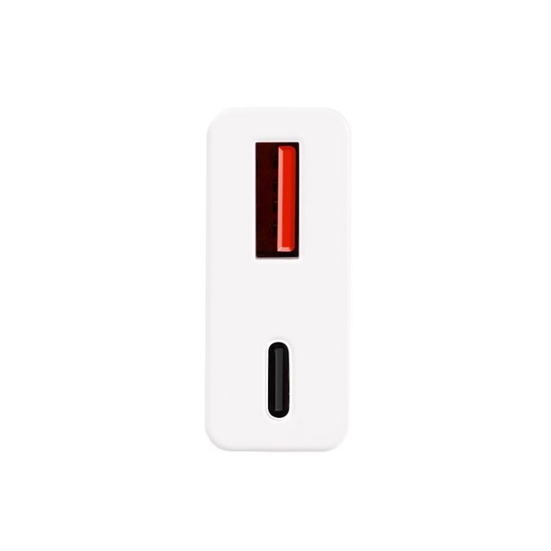 Caricatore Alimentatore GaN USB-C™ (PD) + USB-A (QC) da Muro 20W Bianco LOGILINK - immagine 3