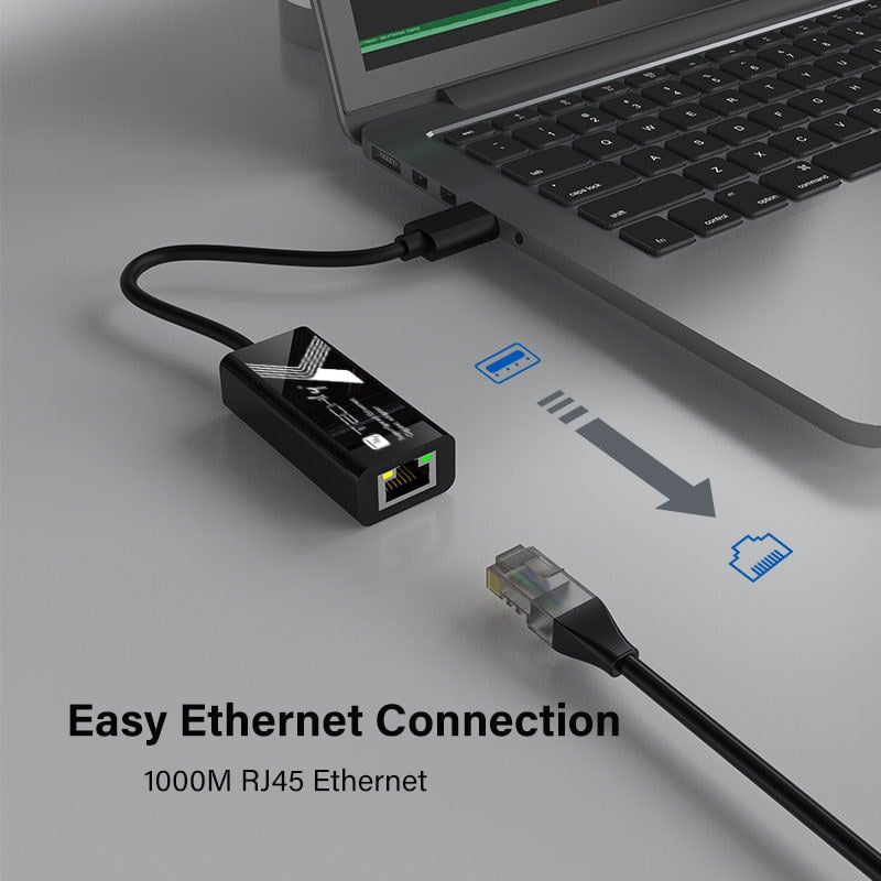 Adattatore di Rete Gigabit USB tipo A SuperSpeed TECHLY - immagine 2