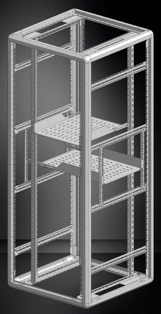 Barre di Supporto Verticali per Armadi Rack 19'' Serie Evolution TECHLY PROFESSIONAL - immagine 3