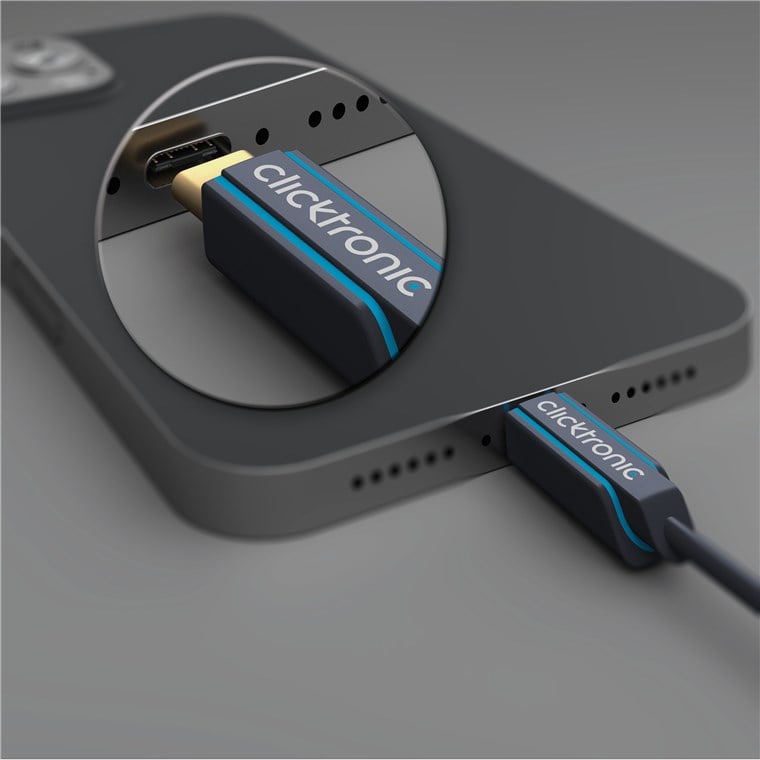 Cavo Adattatore USB-C&trade; a HDMI 2m Alta Qualit&agrave; CLICKTRONIC - immagine 3